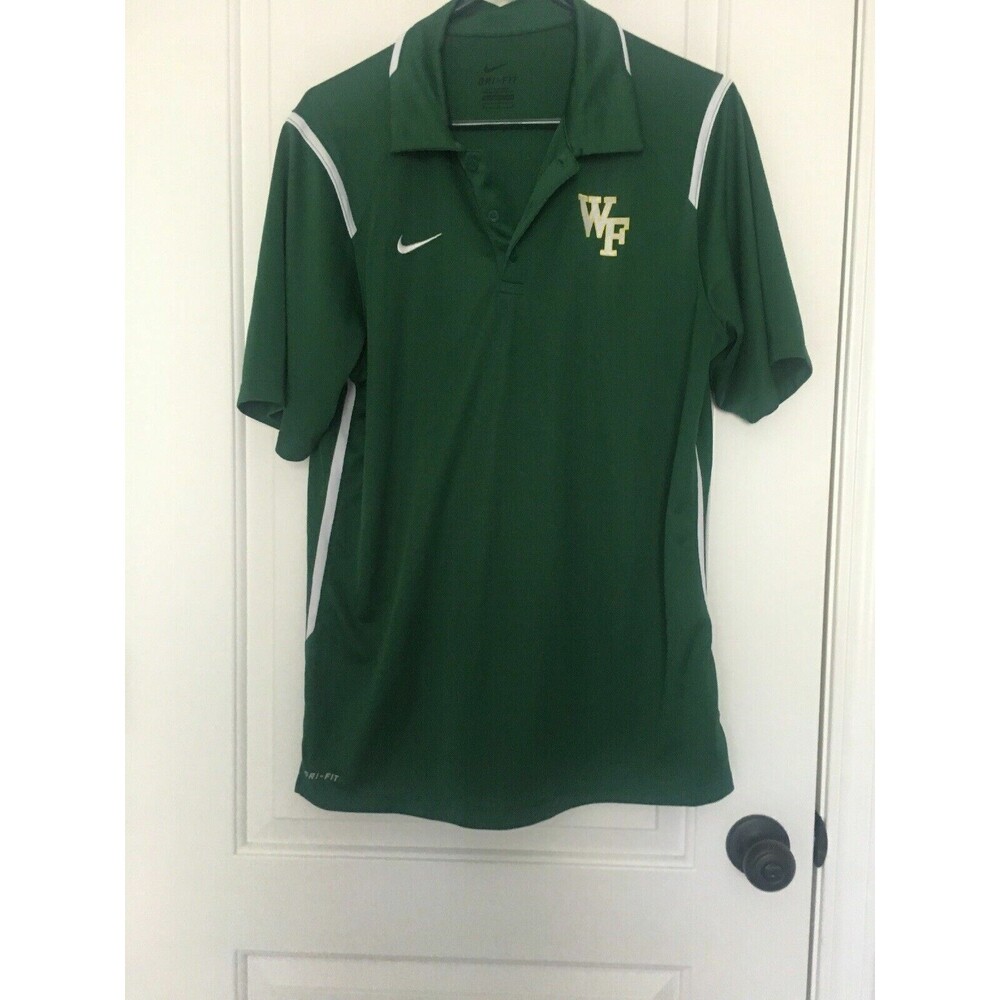 Nike Mens Polo Shirt West Forsyth High School Titans Size Medium Green